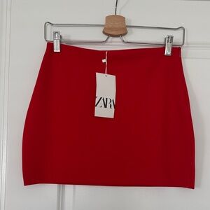NWT Zara Women's Red Skirt